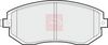APEC Brake Pad Set, disc brake PAD1454