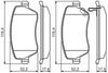 Bosch Brake Pad Set, disc brake 0 986 494 573