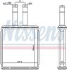 Nissens 73999 Heat Exchanger, interior heating