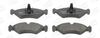 Комплект гальмівних колодок, дискове гальмо CHAMPION 571846CH