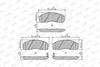 комплект спирачно феродо, дискови спирачки