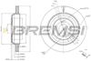 Тормозной диск BREMSI CD7531V (DBB531V)