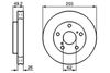 Гальмівний диск BOSCH 0986478726 (BD639, E1 90R-02C0074/1573)