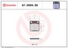 BREMBO Brake Pad Set, disc brake 07HO09SD