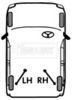 BORG & BECK Cable Pull, parking brake BKB6015