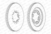 Ferodo Brake Disc DDF1398