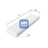 Фильтр салона UFI 53.156.00