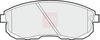 APEC Brake Pad Set, disc brake PAD742
