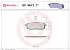 BREMBO Brake Pad Set, disc brake 07YA13TT