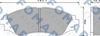 Комплект тормозных колодок, дисковый тормоз FOMAR Friction FO 649781 (23234)