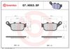 BREMBO Brake Pad Set, disc brake 07HO53SP