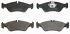 Комплект гальмівних колодок, дискове гальмо NATIONAL NP2121