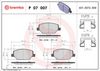 BREMBO Brake Pad Set, disc brake P 07 007