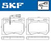 Комплект тормозных колодок, дисковый тормоз SKF VKBP 80610 E (24852, 24853)