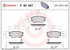 BREMBO Brake Pad Set, disc brake P 30 027