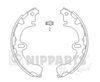 Комплект гальмівних колодок NIPPARTS J3502034