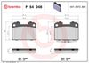 BREMBO Brake Pad Set, disc brake P 54 048