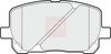 APEC Brake Pad Set, disc brake PAD1332