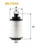 Масляный фильтр WIX FILTERS WL7540