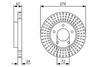 Гальмівний диск BOSCH 0986479 A52 (BD2124, E1 90 R - 02C0349/0037)