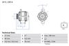 Bosch Alternator 0 986 082 570
