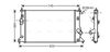 Радіатор охолодження двигуна AVA QUALITY COOLING MZ2183