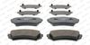 Комплект гальмівних колодок, дискове гальмо FERODO FDB1457 (23539)
