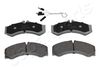 Комплект тормозных колодок, дисковый тормоз JAPANPARTS PA-0540AF