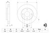 Bosch 0 986 479 187 Brake Disc