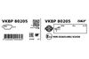 SKF Brake Pad Set, disc brake VKBP 80205