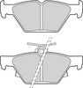 комплект спирачно феродо, дискови спирачки