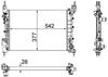 Mahle CR 1193 000P Radiator, engine cooling