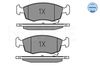 Meyle Brake Pad Set, disc brake 025 253 2317