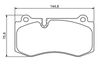 BOSCH Brake Pad Set, disc brake 0 986 494 167