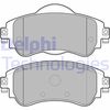 Комплект тормозных колодок, дисковый тормоз DELPHI LP2228
