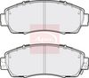 APEC Brake Pad Set, disc brake PAD2124