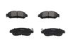 Комплект гальмівних колодок, дискове гальмо KAVO PARTS KBP-4578