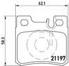 BREMBO Brake Pad Set, disc brake P 50 009