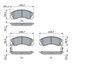 Bosch Brake Pad Set 0 986 424 523 (0986424523)