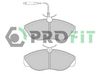 Комплект тормозных колодок, дисковый тормоз PROFIT 5000-0967