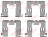 Комплектуючі, колодки дискового гальма QUICK BRAKE 109-1721