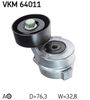 Натяжной ролик, поликлиновой ремень SKF VKM 64011