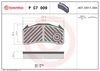 BREMBO Brake Pad Set, disc brake P C7 009