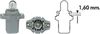 Лампа накаливания, освещение щитка приборов MAGNETI MARELLI 003734100000 (PB3 1,2W 24V)