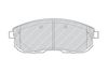 Ferodo Brake Pad Set, disc brake FDB1559