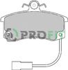 Комплект гальмівних колодок, дискове гальмо PROFIT 5000-1325
