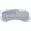 Набір гальмівних колодок, дисковий гальмо DELPHI LP3307 (25908, 25909, D1952-9178)