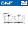 SKF Brake Pad Set, disc brake VKBP 80480 E