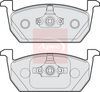 APEC Brake Pad Set, disc brake PAD2216