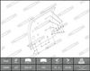 Ferodo Brake Lining Kit, drum brake K19099.0-F3653